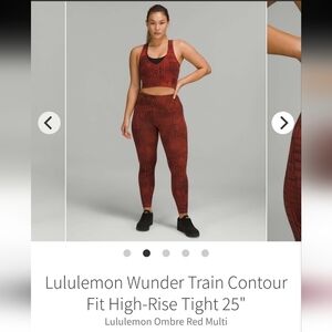 Lululemon Wunder Train‎ tight,Control fit legging,2022,Everlux